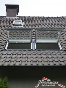 Einbau Dachflächenfenster außen